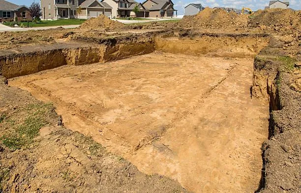 Foundation excavation